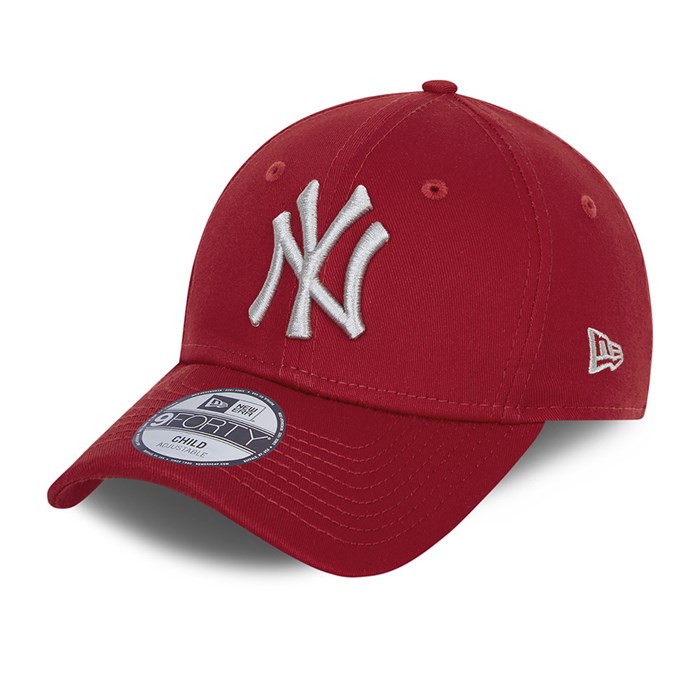 New York Yankees League Essential Lapset 9FORTY Lippis Punainen - New Era Lippikset Finland FI-432195